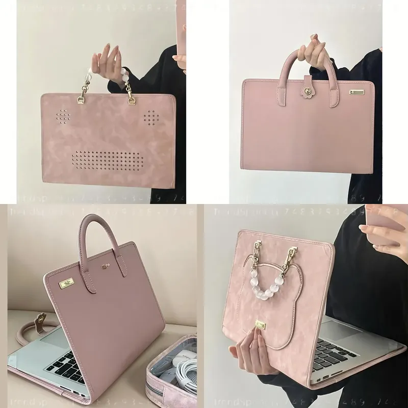 Laptop Sleeve - กระเป๋าแล็ปท็อปแบบพกพา ซองป้องกันสำหรับคอมพิวเตอร์ขนาด 14 15 16 นิ้ว