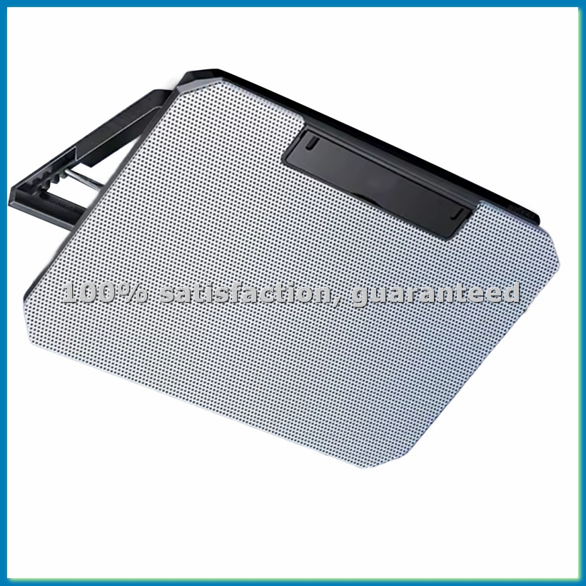 Laptop Cooling Pad - คูลเลอร์แล็ปท็อปสำหรับเล่นเกมสำหรับ 12-16 นิ้วโน้ตบุ๊คแล็ปท็อปแผ่นทำความเย็น 2 พัดลมฮีทซิงค์แล็ปท็อปขาตั้งหม้อน้ำสีเงิน-A69M