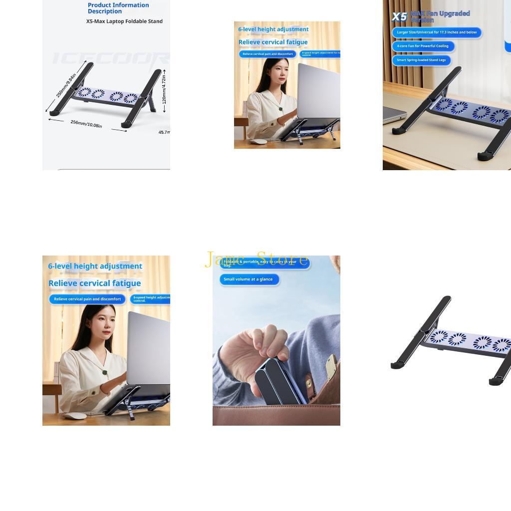 LX0B อลูมิเนียมที่เงียบสงบแล็ป - Laptop Cooling Pad บทวิจารณ์และราคา