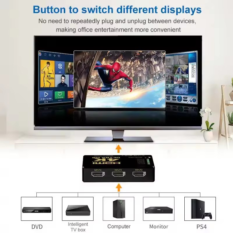 3 อินพุต 1 เอาต์พุต HDMI-เข้าก - Hdmi Cable บทวิจารณ์และราคา